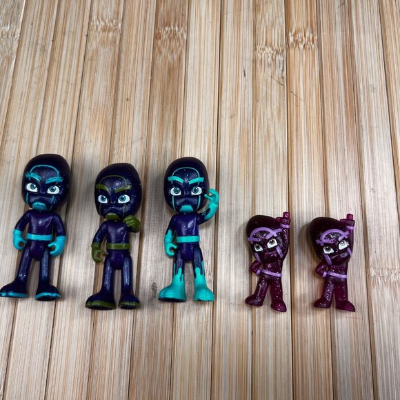 PJ Mask Toys Bundle Pj Masks Ninjalinos Stacking Figures Glitter